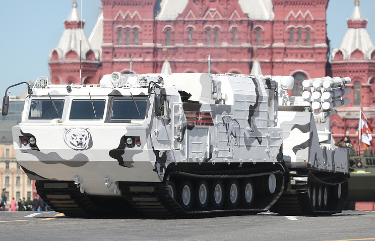 Арктическая техника впервые участвовала в Параде Победы в Москве