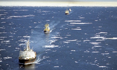 Объем грузоперевозок по Северному морскому пути увеличился