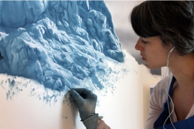 Художница Зария Форман пастелью создает невероятно реалистичные картины   арктических айбергов