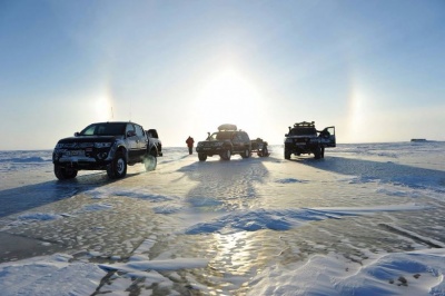 Участники автомобильной экспедиции «Притяжение Арктики» не смогли достигнуть мыса Челюскин